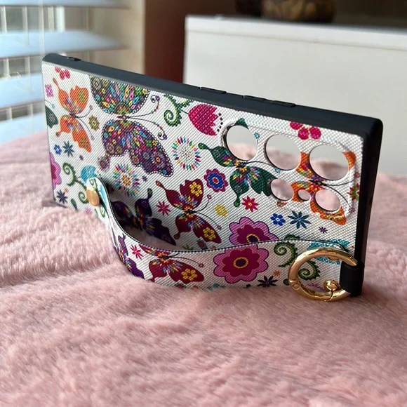 For Samsung Galaxy S22 plus,S22 ultra phone case with strap kickstand ring - Picture 3 of 14